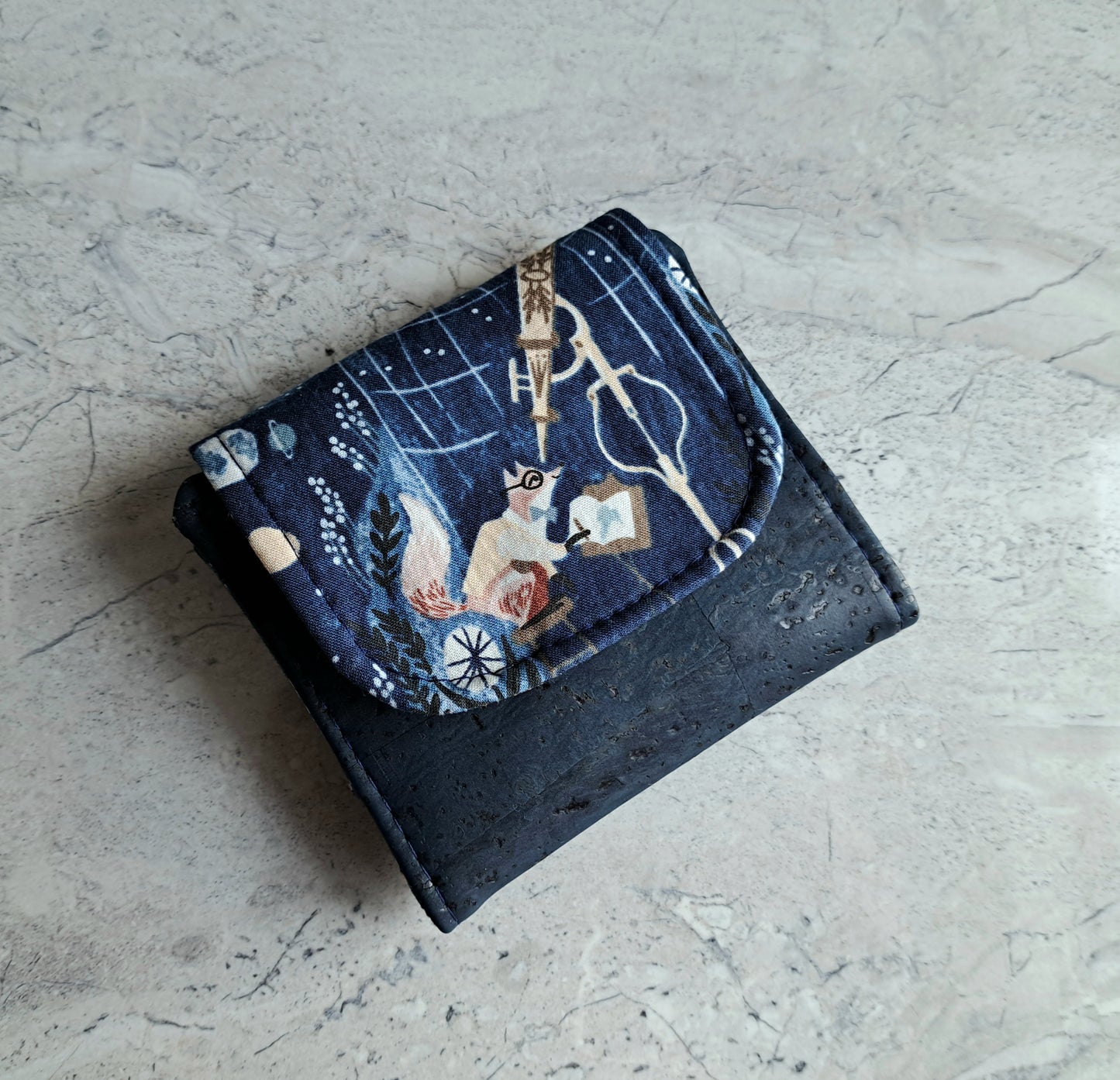 Mini portefeuille astronomie - liège marine
